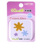 Patterned Dies (Small) - Multiple Flowers Design 3