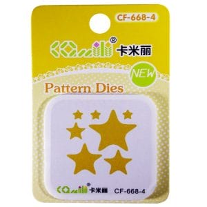 Patterned Dies (Small) - Multiple Stars