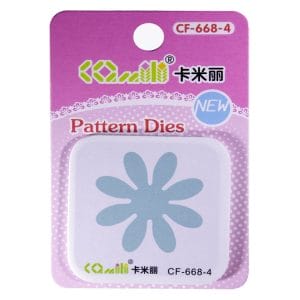 Patterned Dies (Small) - Flower Design 2
