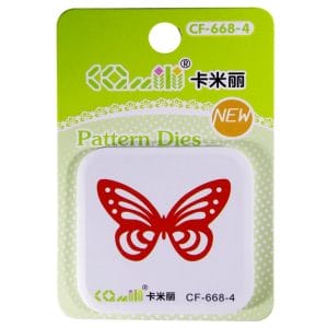 Patterned Dies (Small) - Butterfly Design 2