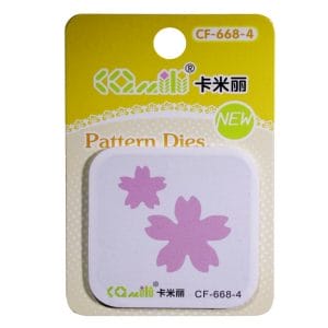 Patterned Dies (Small) - Multiple Flowers Design 1