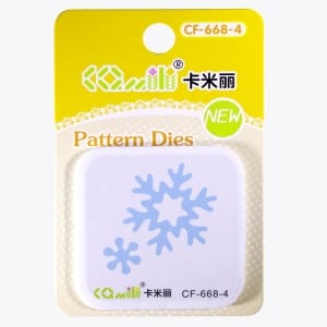 Patterned Dies (Small) - Snowflake and flower