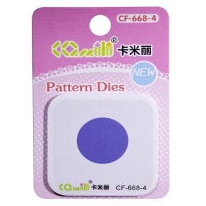 Patterned Dies (Small) - Circle