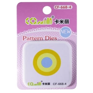 Patterned Dies (Small) - Concentric Circles