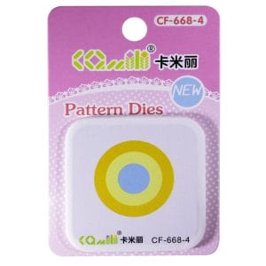 Patterned Dies (Small) - Concentric Circles