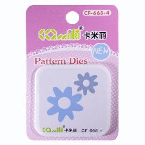 Patterned Dies (Small) - Multiple Flowers Design 2