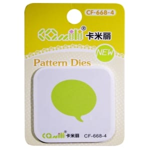 Patterned Dies (Small) - Speech Bubble