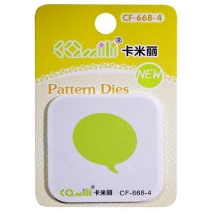 Patterned Dies (Small) - Speech Bubble