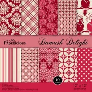 Papericious - Damask Delight (12 by 12 paper)