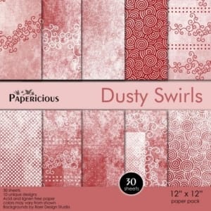 Papericious - Dusty Swirls (12 by 12 paper)