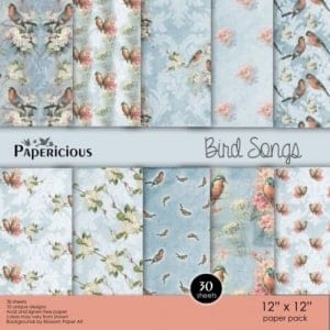 Papericious (Premium Collection) - Bird Songs (12 by 12 paper)
