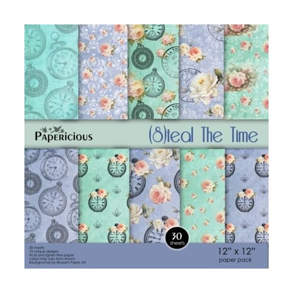 Papericious (Premium Collection) - Steal the TIme (12 by 12 paper)