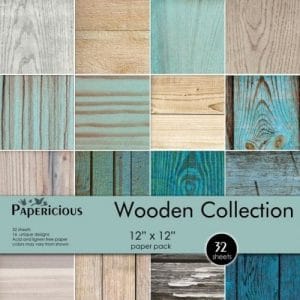 Papericious - Wooden Collection (12 by 12 paper)