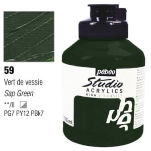 Pebeo Studio Acrylic HV 500ML - Sap Green