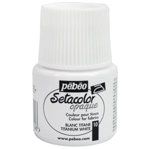 Pebeo Setacolor Opaque Fabric Paint - White