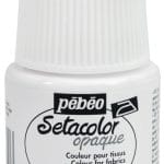 Pebeo Setacolor Opaque Fabric Paint - White