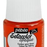 Pebeo Setacolor Opaque Fabric Paint - Orange