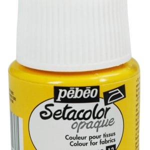 Pebeo Setacolor Opaque Fabric Paint - ButterCup