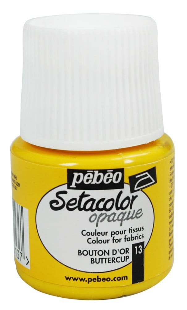 Pebeo Setacolor Opaque Fabric Paint - ButterCup 295013 5934 Pebeo Setacolor Opaque Fabric Paint - ButterCup