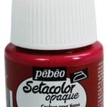 Pebeo Setacolor Opaque Fabric Paint - Oriental Red