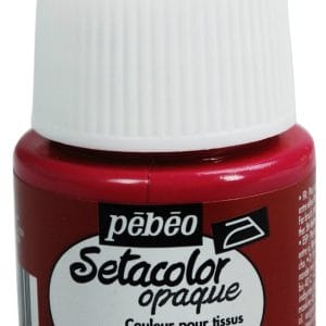 Pebeo Setacolor Opaque Fabric Paint - Oriental Red