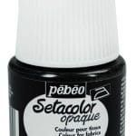 Pebeo Setacolor Opaque Fabric Paint - Black