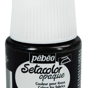 Pebeo Setacolor Opaque Fabric Paint - Black