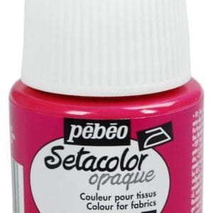 Pebeo Setacolor Opaque Fabric Paint - Bengal Pink