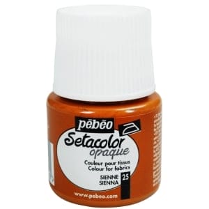Pebeo Setacolor Opaque Fabric Paint - Sienna