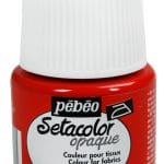 Pebeo Setacolor Opaque Fabric Paint - Vermilion