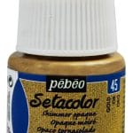 Pebeo Setacolor Shimmer Opaque Fabric Paint 45 ml - Gold