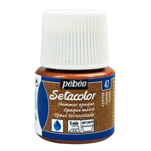 Pebeo Setacolor Shimmer Opaque Fabric Paint 45 ml - Light Copper