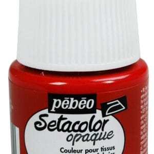 Pebeo Setacolor Opaque Fabric Paint - Cherry
