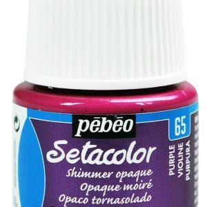 Pebeo Setacolor Shimmer Opaque Fabric Paint 45 ml - Purple