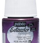 Pebeo Setacolor Shimmer Opaque Fabric Paint 45 ml - Wine