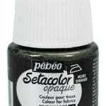 Pebeo Setacolor Shimmer Opaque Fabric Paint 45 ml - Ash