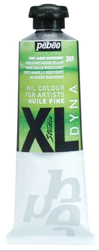 PEBEO XL FINE OIL 37ML IRIDESCENT GREEN YELLOW