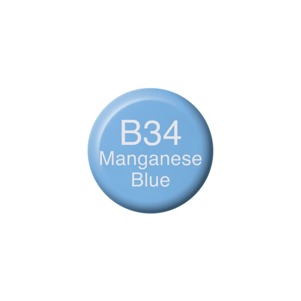 Copic Various Inks Refill B-Series - Manganese Blue (B34) B34 copic refill Copic Various Inks Refill B-Series - Manganese Blue (B34)
