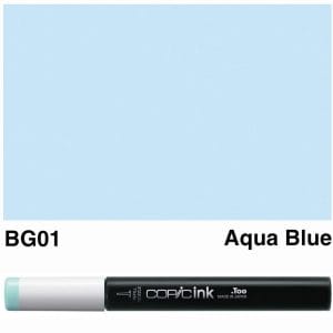 Copic Various Inks Refill BG-Series - Aqua Blue (BG01)