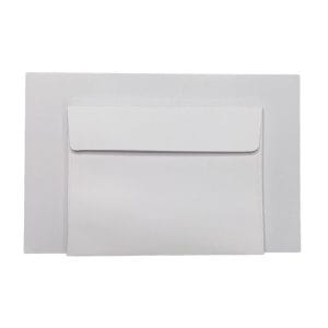 CrafTangles A2 card size Notelets - 300 gsm - Plain White (10 pcs) - Card bases and coordinating envelopes