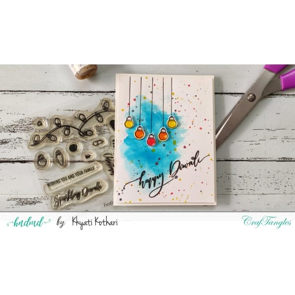 Easy_Watercolor_Diwali_Card