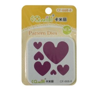 Patterned Dies (Large) - Multiple Hearts
