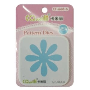 Patterned Dies (Large) - Flower Design 5