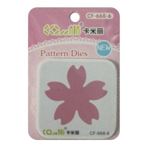 Patterned Dies (Large) - Flower Design 4