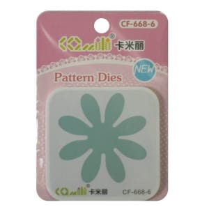 Patterned Dies (Large) - Flower Design 2