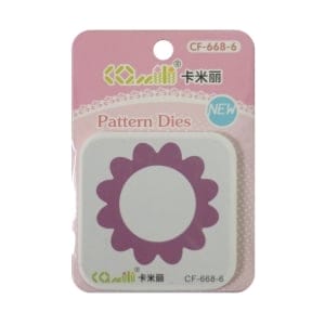 Patterned Dies (Large) - Scalloped Circle Border