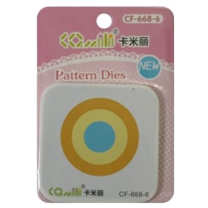 Patterned Dies (Large) - Concentric Circles
