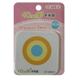 Patterned Dies (Large) - Concentric Circles