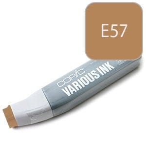Copic Various Inks Refill E-Series - Light Walnut (E57) cvie57 300 Copic Various Inks Refill E-Series - Light Walnut (E57)