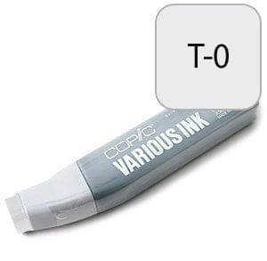 Copic Various Inks Refill T-Series - Toner Gray 0 (T00) cvit0 300 Copic Various Inks Refill T-Series - Toner Gray 0 (T00)